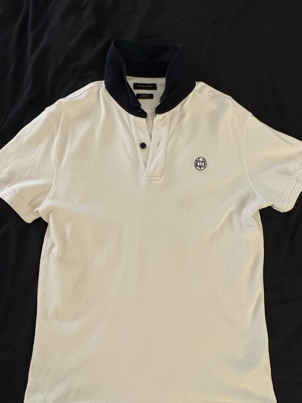 Massimo Dutti men’s polo white size L